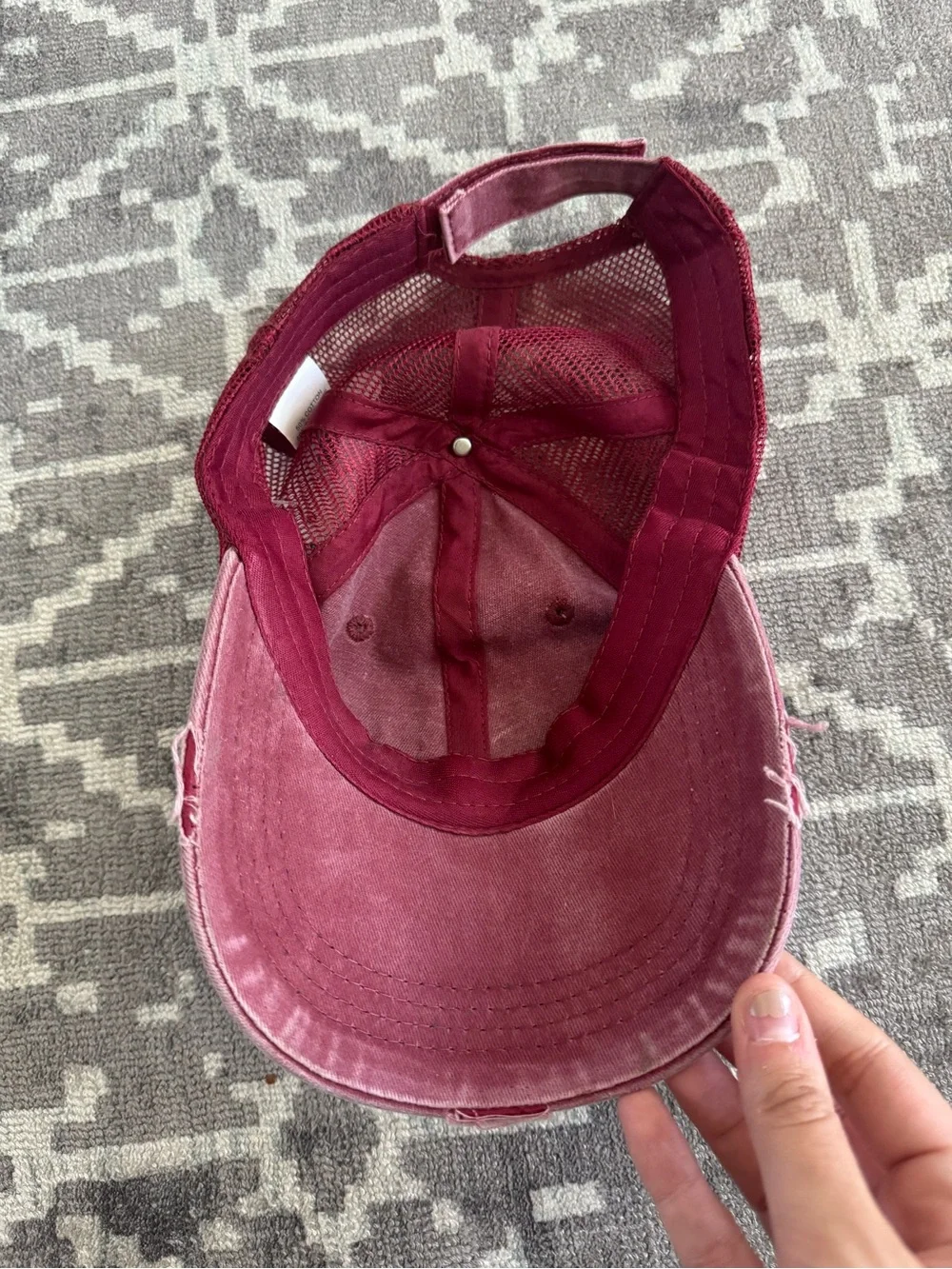 Southern Junkie casual burgundy